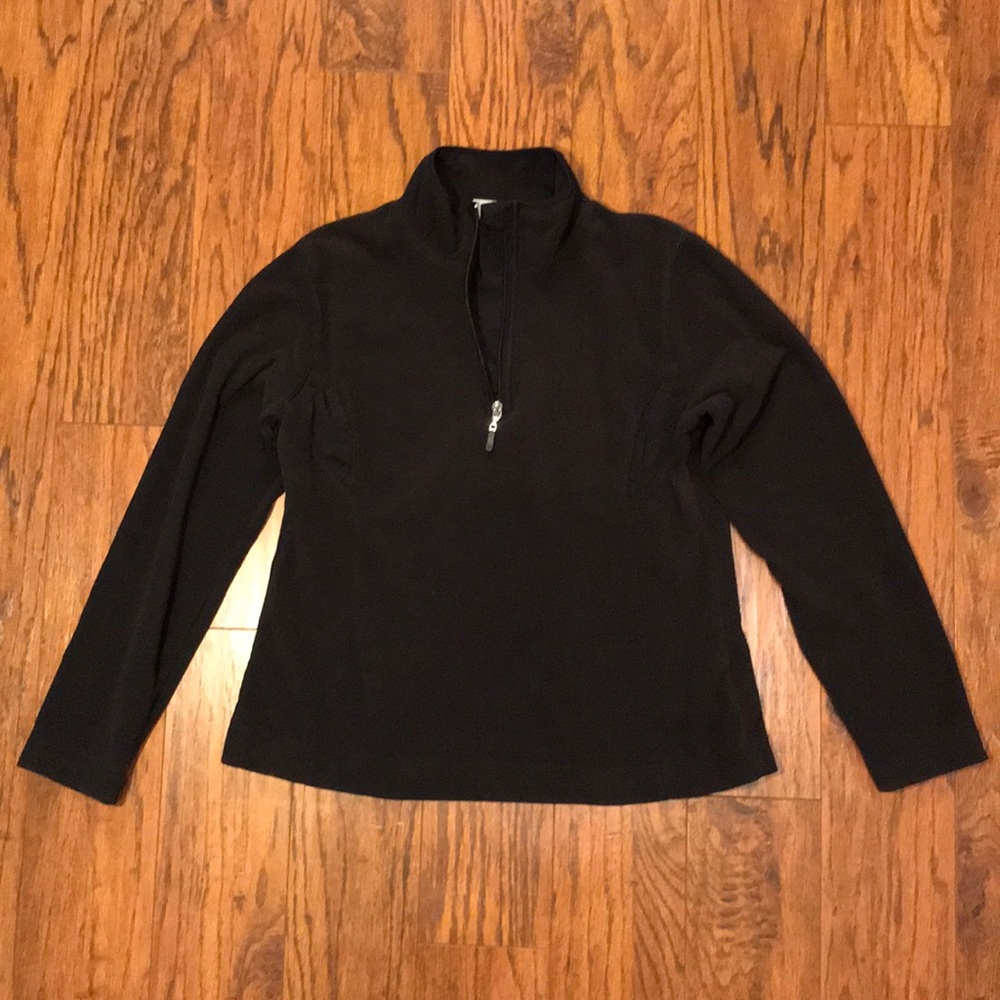 Danskin Black Microfleece Pullover